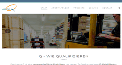 Desktop Screenshot of agenturq.de